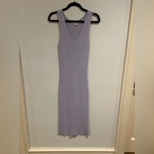 Michael Kors Lavender Knit Midi Dress